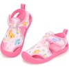 image:imageSTQ Kids Water Shoes Quick Dry Slip On Beach Swim Pool SandalsPink Dinosaur