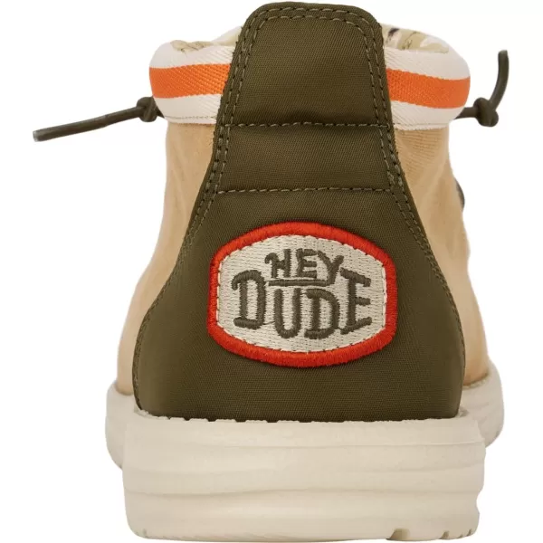 Hey Dude Men's Wally Mid | Men's Shoes | Men Slip-on Loafers | Comfortable &amp; Light-Weight