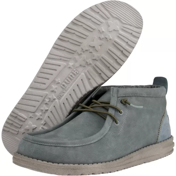 Hey Dude Men's Wally Mid | Men's Shoes | Men Slip-on Loafers | Comfortable &amp; Light-Weight