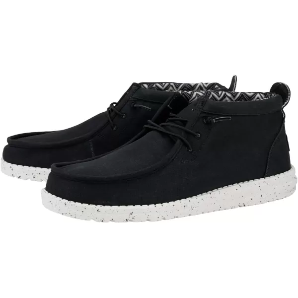 Hey Dude Men's Wally Mid | Men's Shoes | Men Slip-on Loafers | Comfortable &amp; Light-Weight