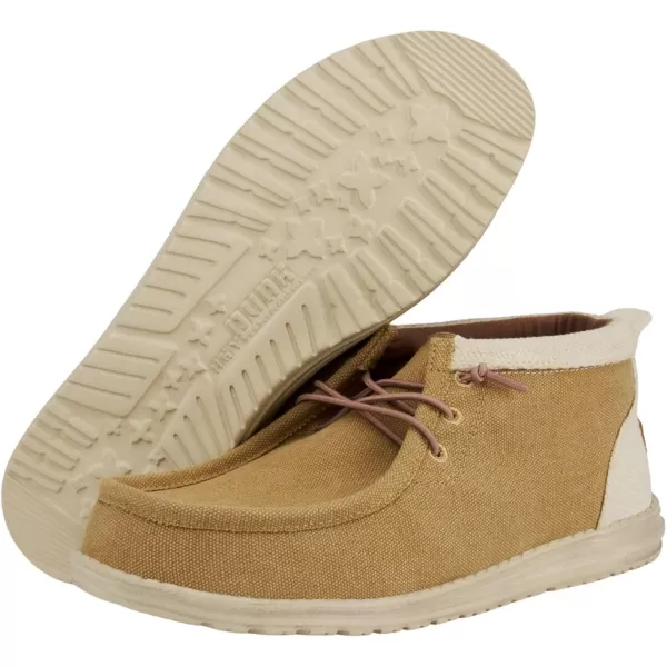 Hey Dude Men's Wally Mid | Men's Shoes | Men Slip-on Loafers | Comfortable &amp; Light-Weight