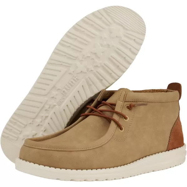 Hey Dude Men's Wally Mid | Men's Shoes | Men Slip-on Loafers | Comfortable &amp; Light-Weight