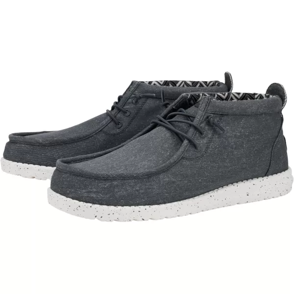 Hey Dude Men's Wally Mid | Men's Shoes | Men Slip-on Loafers | Comfortable &amp; Light-Weight
