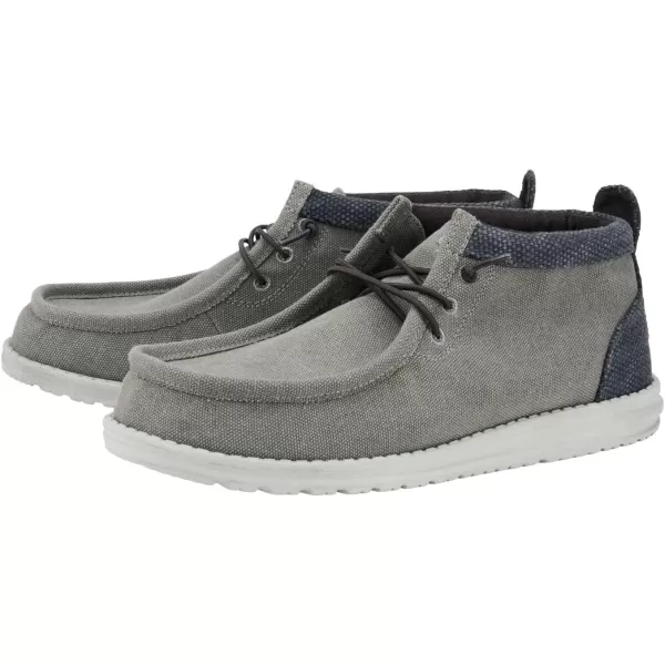 Hey Dude Men's Wally Mid | Men's Shoes | Men Slip-on Loafers | Comfortable &amp; Light-Weight