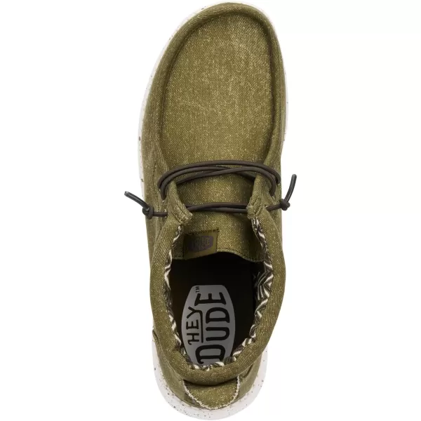 Hey Dude Men's Wally Mid | Men's Shoes | Men Slip-on Loafers | Comfortable &amp; Light-Weight