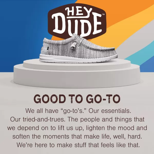 Hey Dude Men's Wally Mid | Men's Shoes | Men Slip-on Loafers | Comfortable &amp; Light-Weight