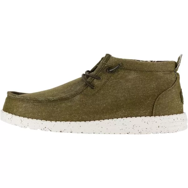 Hey Dude Men's Wally Mid | Men's Shoes | Men Slip-on Loafers | Comfortable &amp; Light-Weight