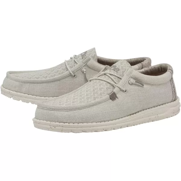 Hey Dude Mens Wally Eco Linen Shoes