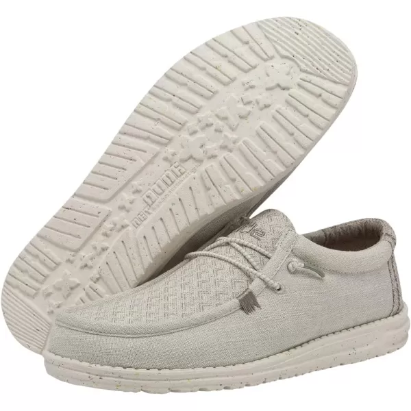 Hey Dude Mens Wally Eco Linen Shoes