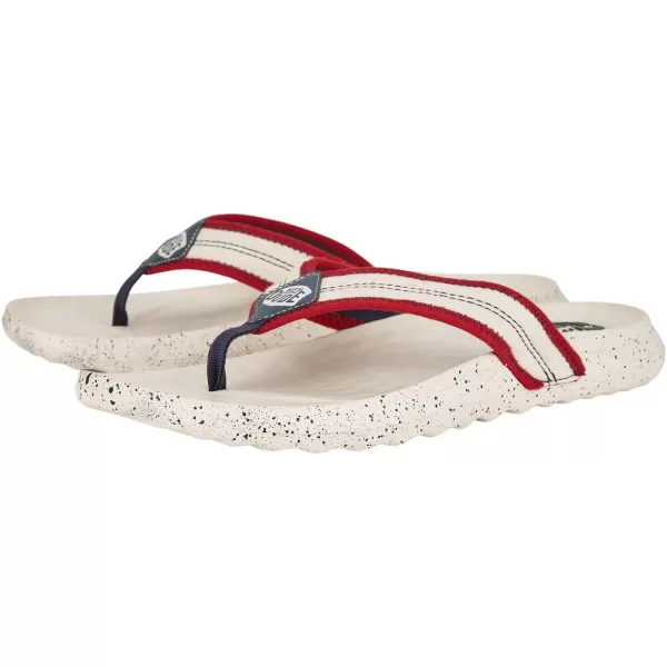Hey Dude Men's Myers Flip Americana | Men's Shoes | Men's Slip-on Sandals | Comfortable &amp; Light-Weight