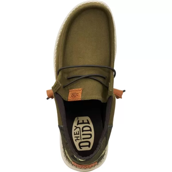Hey Dude Men's Wally Funk Fish Camo | Men's Shoes | Men Slip-on Loafers | Comfortable &amp; Light-Weight