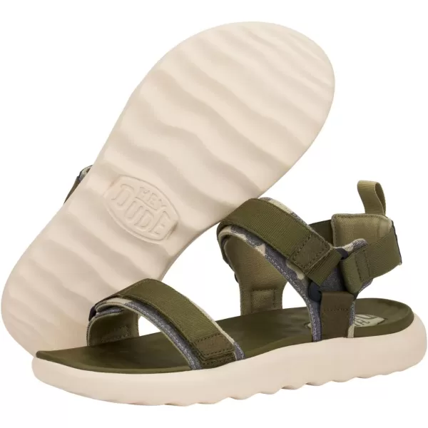 Hey Dude Men's Carson Sandal Sport Fashion