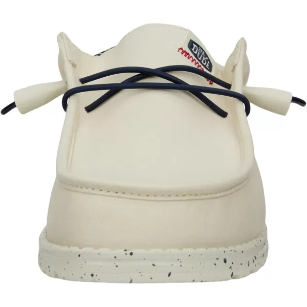 Hey Dude Men's Wally Americana Wide | Men's Shoes | Men Slip-on Loafers | Comfortable &amp; Light-Weight