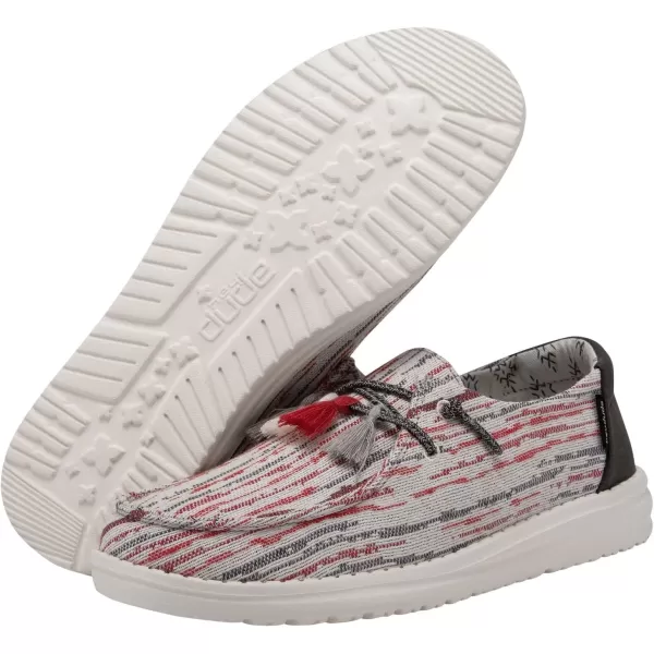 Hey Dude Women's Wendy Pon Pon Multiple Colors | Women’s Shoes | Women’s Lace Up Loafers | Comfortable &amp; Light-Weight