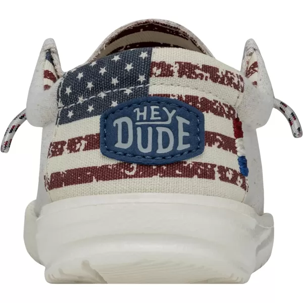 Hey Dude Boys Wally Patriotic Slip-On Casual Shoes