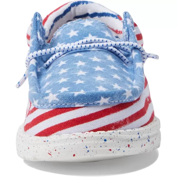 Hey Dude Boys Wally Patriotic Slip-On Casual Shoes