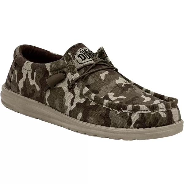 Hey Dude Mens Wally Camouflage Shoes