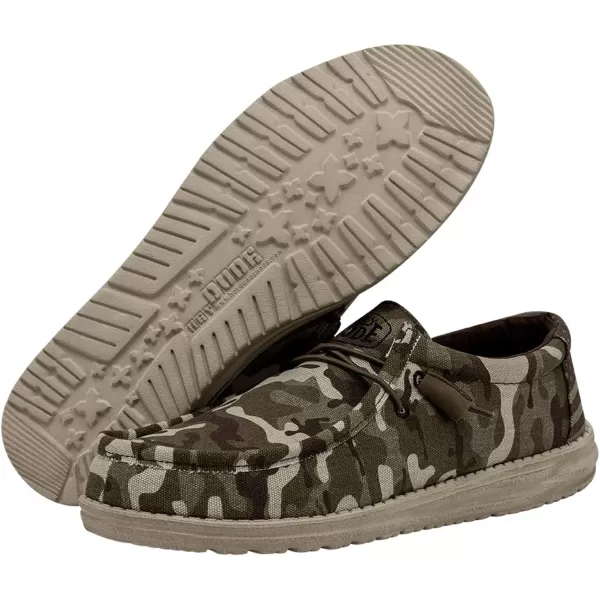 Hey Dude Mens Wally Camouflage Shoes