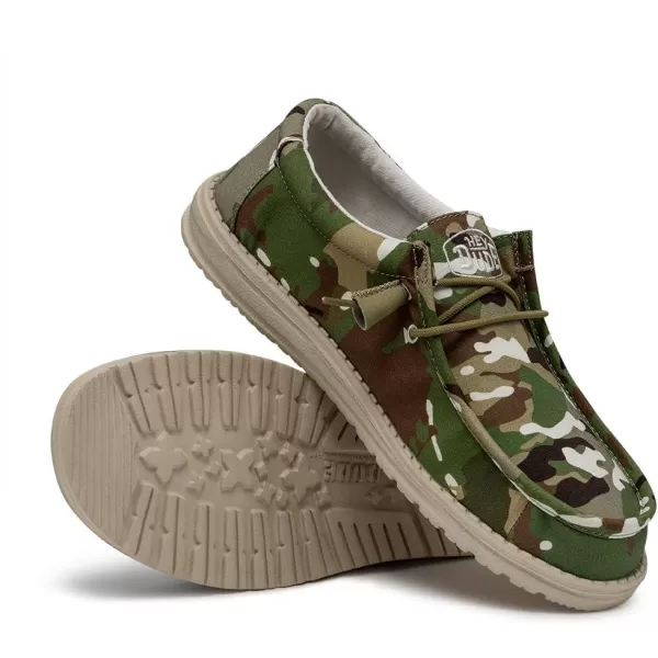Hey Dude Mens Wally Camouflage Shoes