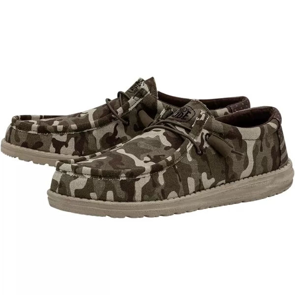 Hey Dude Mens Wally Camouflage Shoes