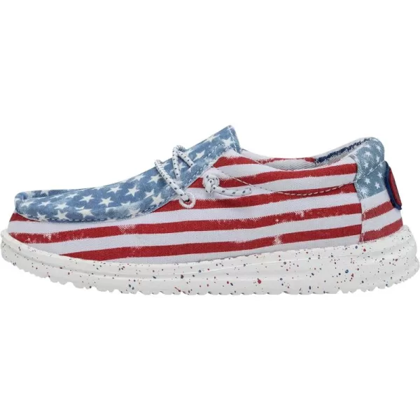 Hey Dude Boys Wally Patriotic Slip-On Casual Shoes