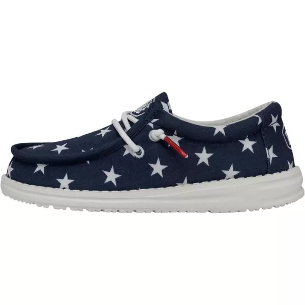 Hey Dude Boys Wally Patriotic Slip-On Casual Shoes