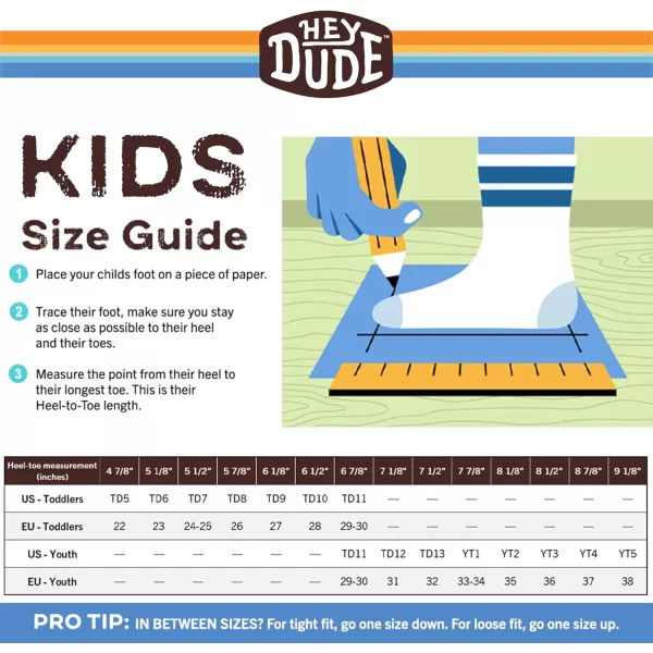 Hey Dude Unisex child Wally Basic Shoes