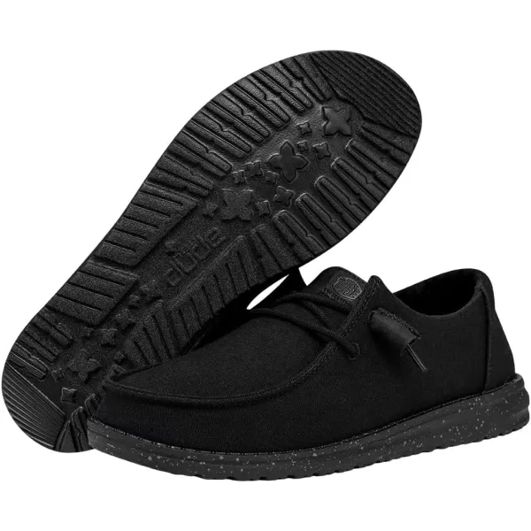 Hey Dude Women's Wendy Canvas Mono | Women's Shoes | Women's Slip-on Loafers | Comfortable &amp; Light-Weight