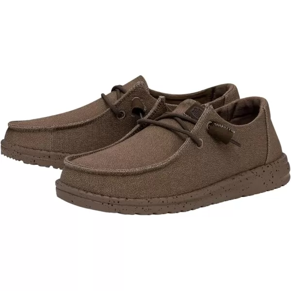 Hey Dude Women's Wendy Canvas Mono | Women's Shoes | Women's Slip-on Loafers | Comfortable &amp; Light-Weight