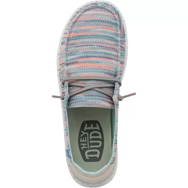Hey Dude Women's Wendy Chambray | Women's Shoes | Women's Lace Up Loafers | Comfortable &amp; Light-Weight