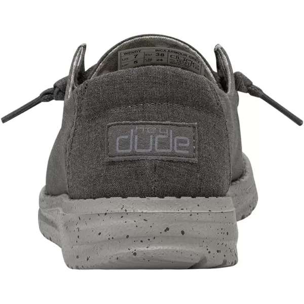 Hey Dude Women's Wendy Chambray | Women's Shoes | Women's Lace Up Loafers | Comfortable &amp; Light-Weight
