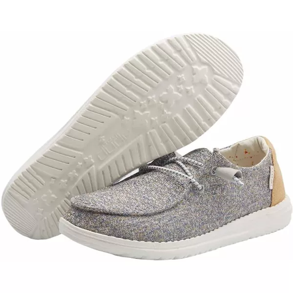 Hey Dude Women's Wendy Chambray | Women's Shoes | Women's Lace Up Loafers | Comfortable &amp; Light-Weight
