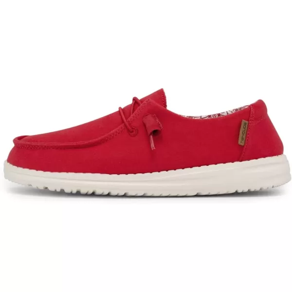 Hey Dude Women's Wendy Chambray | Women's Shoes | Women's Lace Up Loafers | Comfortable &amp; Light-Weight