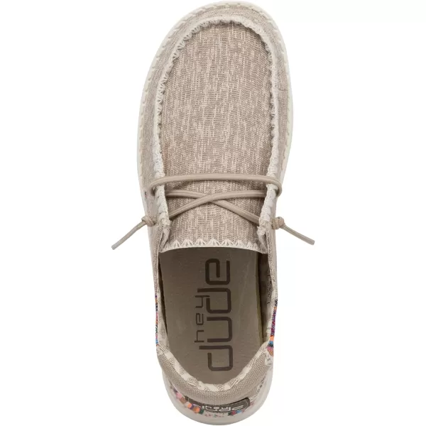 Hey Dude Women's Wendy Chambray | Women's Shoes | Women's Lace Up Loafers | Comfortable &amp; Light-Weight
