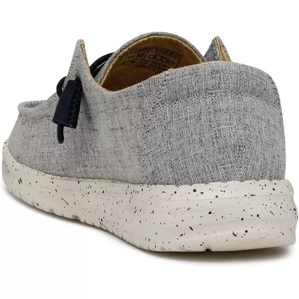 Hey Dude Women's Wendy Chambray | Women's Shoes | Women's Lace Up Loafers | Comfortable &amp; Light-Weight