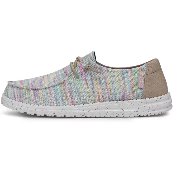 Hey Dude Women's Wendy Chambray | Women's Shoes | Women's Lace Up Loafers | Comfortable &amp; Light-Weight