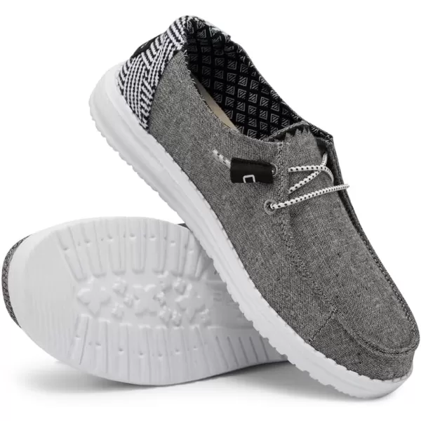 Hey Dude Women's Wendy Chambray | Women's Shoes | Women's Lace Up Loafers | Comfortable &amp; Light-Weight