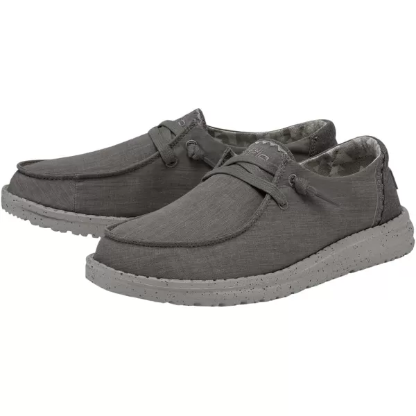 Hey Dude Women's Wendy Chambray | Women's Shoes | Women's Lace Up Loafers | Comfortable &amp; Light-Weight