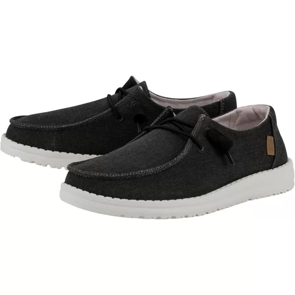 Hey Dude Women's Wendy Chambray | Women's Shoes | Women's Lace Up Loafers | Comfortable &amp; Light-Weight