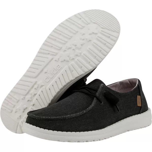 Hey Dude Women's Wendy Chambray | Women's Shoes | Women's Lace Up Loafers | Comfortable &amp; Light-Weight