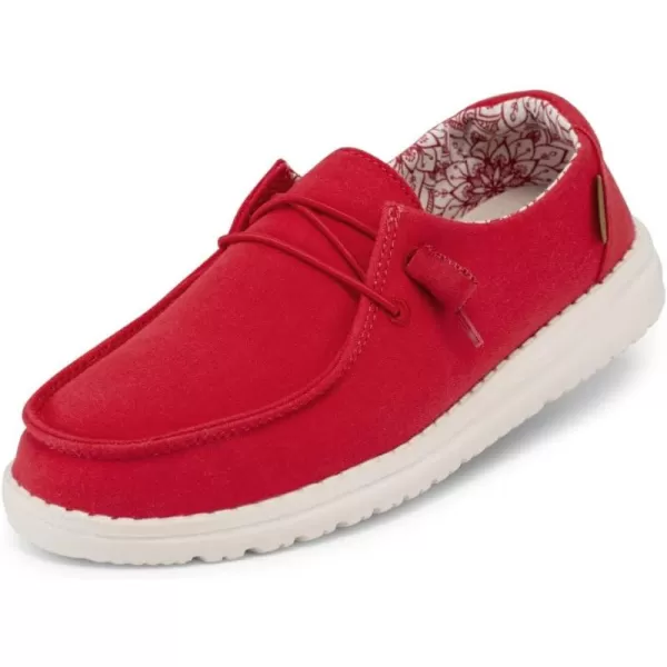 Hey Dude Women's Wendy Chambray | Women's Shoes | Women's Lace Up Loafers | Comfortable &amp; Light-Weight