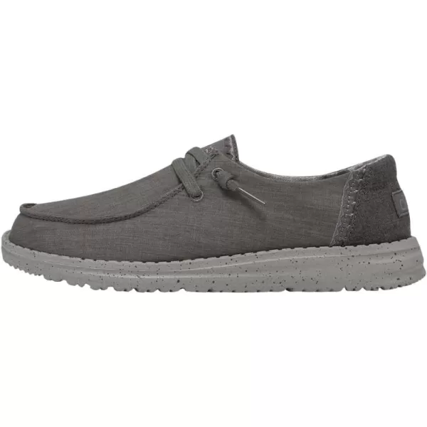 Hey Dude Women's Wendy Chambray | Women's Shoes | Women's Lace Up Loafers | Comfortable &amp; Light-Weight