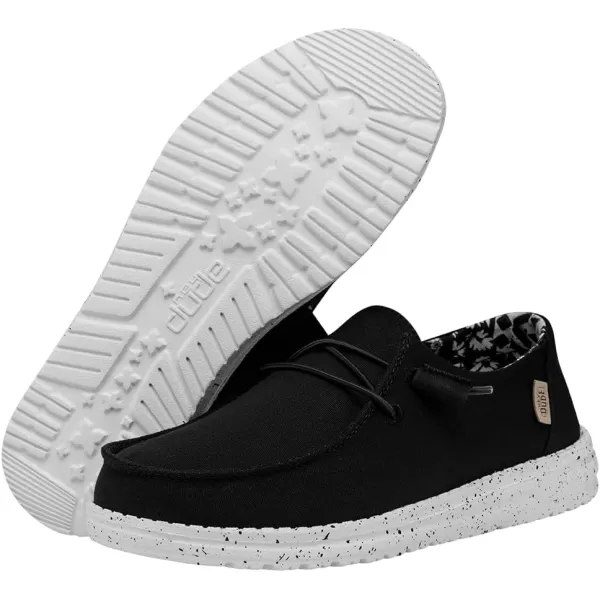 Hey Dude Women's Wendy Canvas | Women’s Shoes | Women’s Lace Up Loafers | Comfortable &amp; Light-Weight