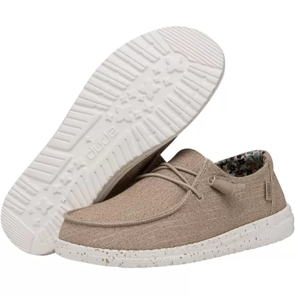 Hey Dude Women's Wendy Canvas | Women’s Shoes | Women’s Lace Up Loafers | Comfortable &amp; Light-Weight
