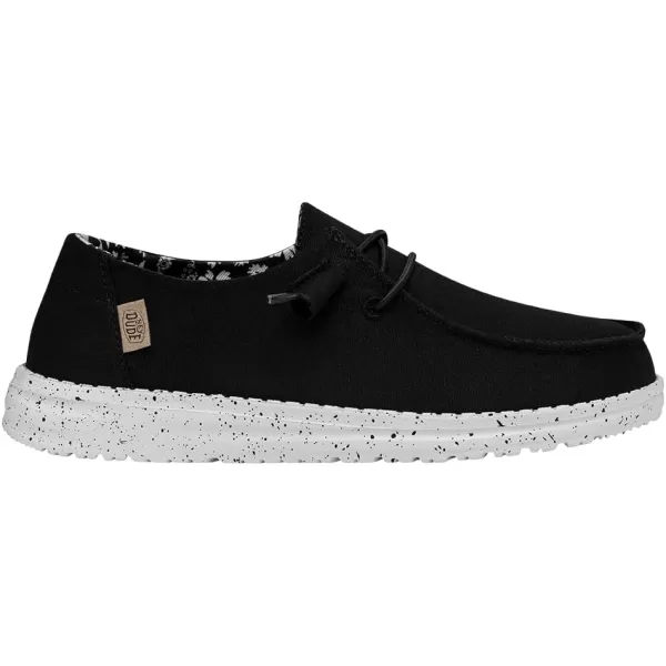 Hey Dude Women's Wendy Canvas | Women’s Shoes | Women’s Lace Up Loafers | Comfortable &amp; Light-Weight