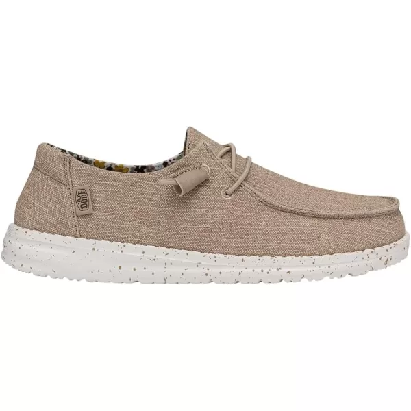 Hey Dude Women's Wendy Canvas | Women’s Shoes | Women’s Lace Up Loafers | Comfortable &amp; Light-Weight
