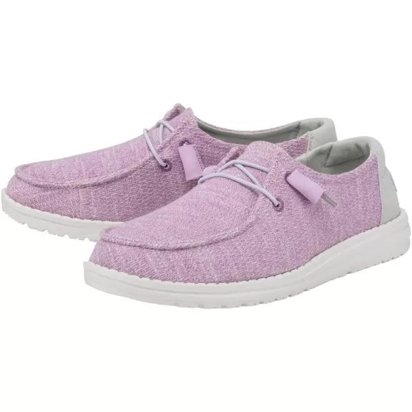 Hey Dude Women's Wendy Canvas | Women’s Shoes | Women’s Lace Up Loafers | Comfortable &amp; Light-Weight