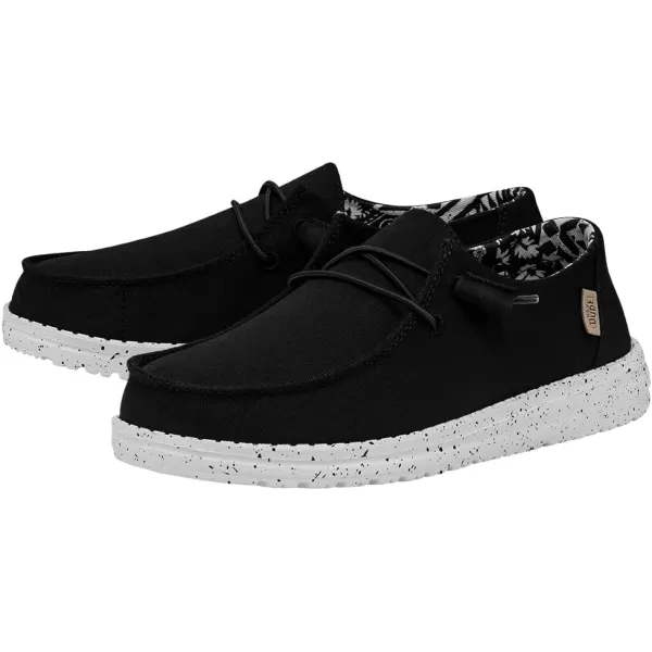 Hey Dude Women's Wendy Canvas | Women’s Shoes | Women’s Lace Up Loafers | Comfortable &amp; Light-Weight