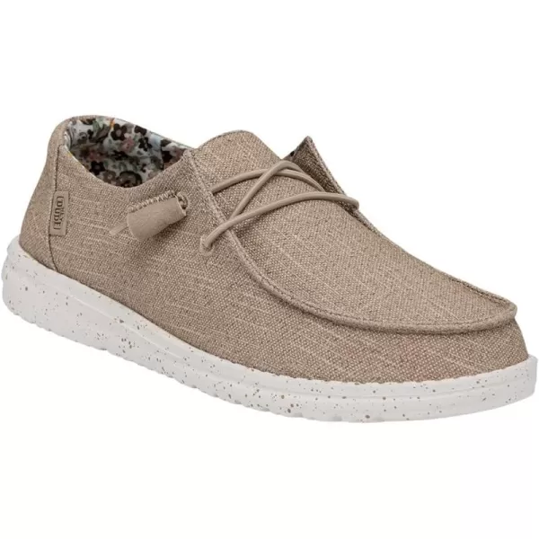 Hey Dude Women's Wendy Canvas | Women’s Shoes | Women’s Lace Up Loafers | Comfortable &amp; Light-Weight