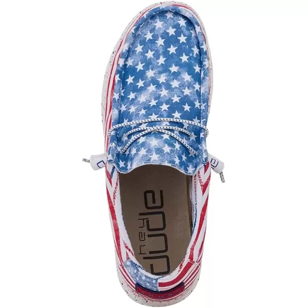 imageHey Dude Mens ShoesOff White Patriotic